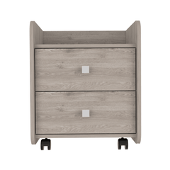 Marsella Modern Nightstand With Drawers And Casters