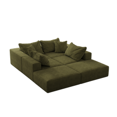 Oversized sponge cloud sofa,Modern Upholstered Sectional Sofa Couch