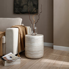 15.74 inch Faux MARS marble Pattern Coffee Tables for Living Room