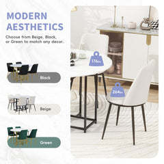 Space-Saving 5-Piece Extendable Kitchen Dining Table Set for Small