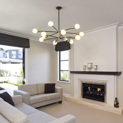 Modern Chandelier Ceiling Light Fixture Sputnik Chandeliers Gold and