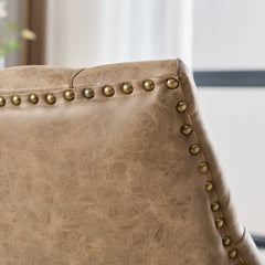 Medieval Vintage Style Sheepskin Pattern Fabric Home Office Chair With
