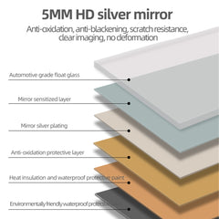 65" x 21" Arch Design LED Full Length Mirror ,Dimmable,  High