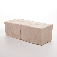 Transitional 56'' Rectangular Outdoor MGO Propane Fire Pit with 50,000
