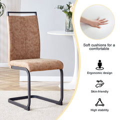 Dining Chairs,tech cloth High Back Upholstered Side Chair with