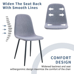 Table and chair set.A Modern Minimalist Circular Dining Table With A