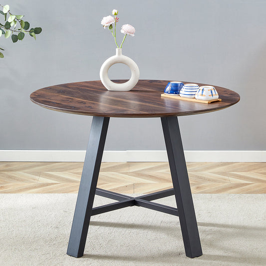 Modern minimalist round dining table and coffee table. 42 Inch