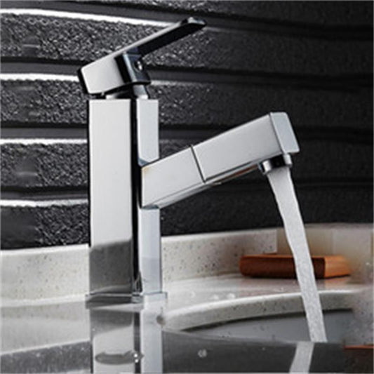 Basin faucet pull-out household above counter basin bathroom sink