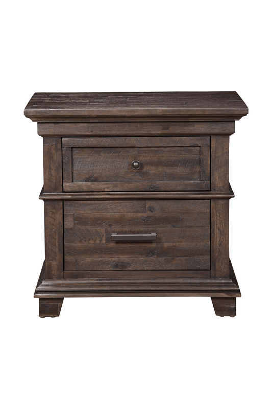 Napa Valley-Inspired Newberry 2 Drawer Nightstand