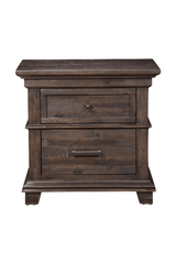Napa Valley-Inspired Newberry 2 Drawer Nightstand