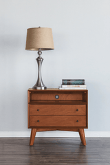 Flynn Grand Mid-Century Modern Nightstand