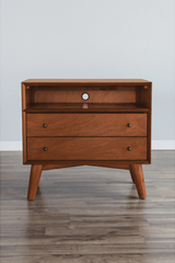 Flynn Grand Mid-Century Modern Nightstand