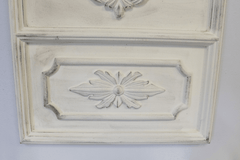 Angelique French Trumeau Stone White Wall Mirror