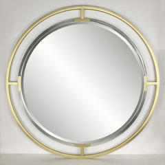 Sbc Décor Round Openwork Framed Vanity Wall Mirror