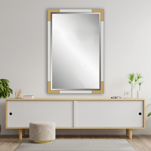 Chloette Dual-Orientation Wall & Vanity Mirror With Silver Frame