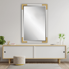 Chloette Dual-Orientation Wall & Vanity Mirror With Silver Frame