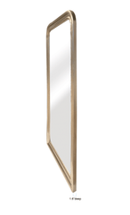 Duparc Hand-Finished Champagne Gold Arched Mirror