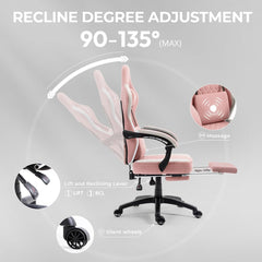 Gaming Chair Breathable Fabric Computer Chair with Pocket Spring