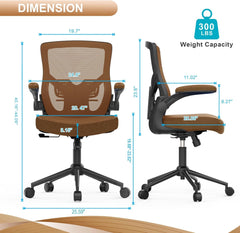 Office Chair, High Back Desk Chair Adjustable Height and Ergonomic