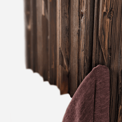 Mr. Hook: Artisan Wood And Brass Coat Rack