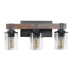 3 Lamps Farmhouse Dresser Lamps Rustic Bathroom Lamps Bathroom Wall
