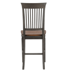 Dakota Slat Back Bar Stools – Set Of 2, 24" Counter Height, Distressed