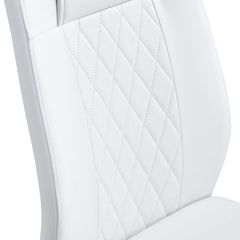 Modern dining chairs, dining room chairs, and golden leg cushioned