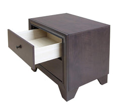 22inches X 16inches X 22inches Espresso Rubber Wood Nightstand