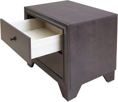 22inches X 16inches X 22inches Espresso Rubber Wood Nightstand