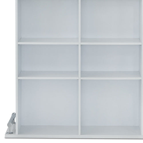 47inches X 16inches X 41inches White High Gloss Mdf Bar Table
