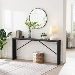 Console Table, 70.9" Long Sofa Table behind Couch, Narrow Entryway
