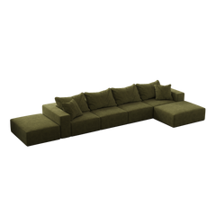 Oversized sponge cloud sofa,Modern Upholstered Sectional Sofa Couch