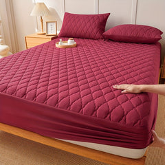 Luxury Quilted Waterproof Mattress Protector  Hypoallergenic