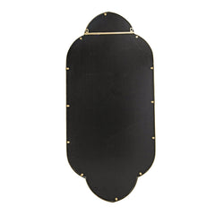 22.4x1x48' Champagne Gold Decorative Wall Mirror with Notched Edges
