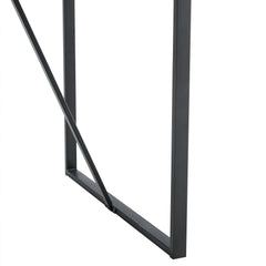 Table and chair set.Modern Black Marble Pattern MDF Dining Table