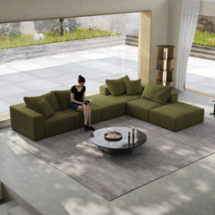 Oversized sponge cloud sofa,Modern Upholstered Sectional Sofa Couch