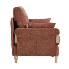 Mid-Century Modern Foldable Sofa Bed Recliner, 3-in-1 Convertible