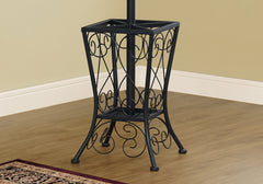 16inches x 16inches x 71inches Black  Metal  Umbrella Holder Coat Rack