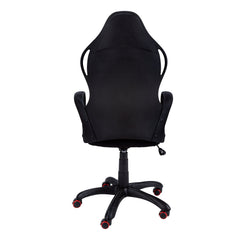 46inches Black and Red Fabric Multi Position Office Chair