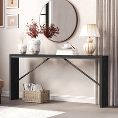 Console Table, 70.9" Long Sofa Table behind Couch, Narrow Entryway