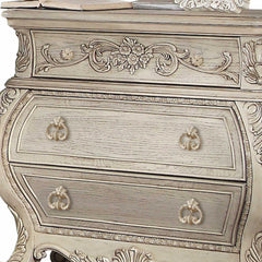 20inches X 38inches X 34inches Antique White Wood Nightstand