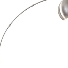 78" Brass Metal Arc Floor Lamp With Brass Metal Bowl Shade