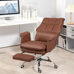 Executive Office Chair, PU Leather Ergonomic Office Desk Chair with
