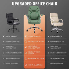 Modern Executive Office Chairs with Lumbar Support, 90-120° Rocking
