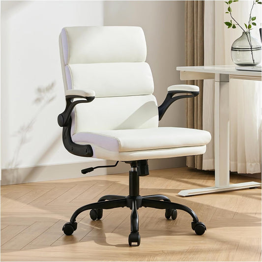 Office Chair Adjustable Desk Chair Mid Back Executive Comfortable