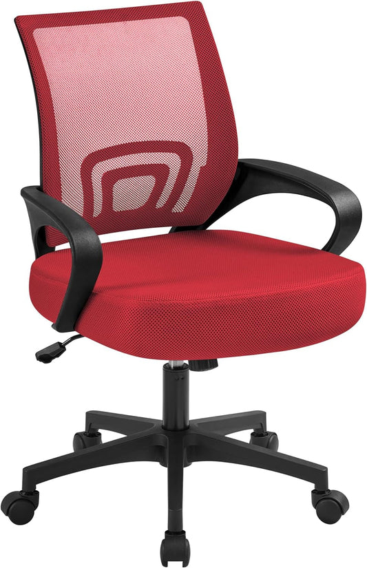 Office Chair Desk Chair Mid Back Mesh Task Chair Computer Chair