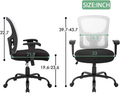 Big and Tall Office Chair 400Lbs Desk Chair Mesh Computer Chair with