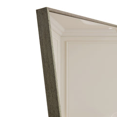 3rd generation gray solid wood frame full length mirror, dressing