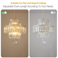 Crystal Chandelier Modern Chandeliers Lights Fixture Hanging Pendant