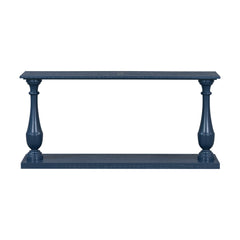 Vintage Sofa Table Console Table with Luxurious Pine Veneer and